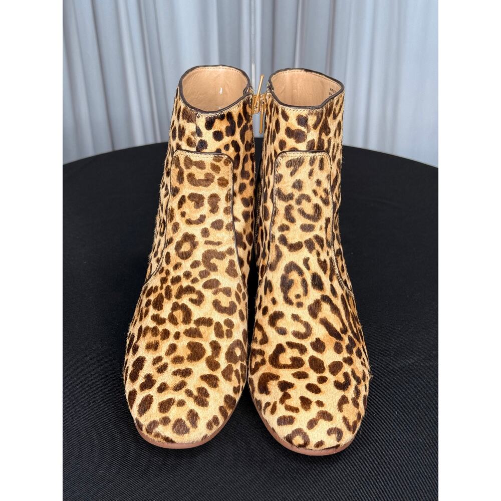 Steve Madden Kristina Leopard Ankle Boots Size 8